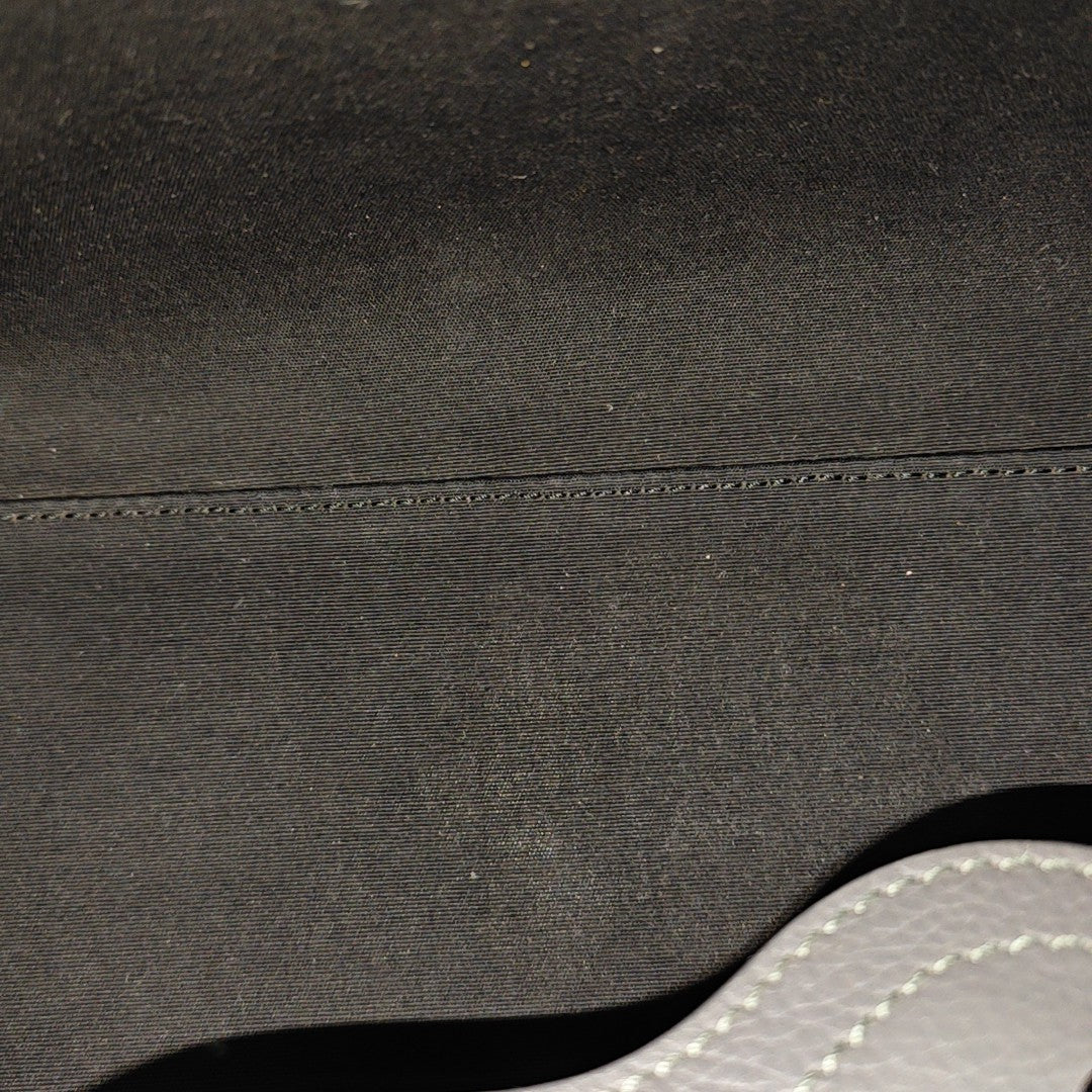Oblique Canvas Shoulder Bag Gray