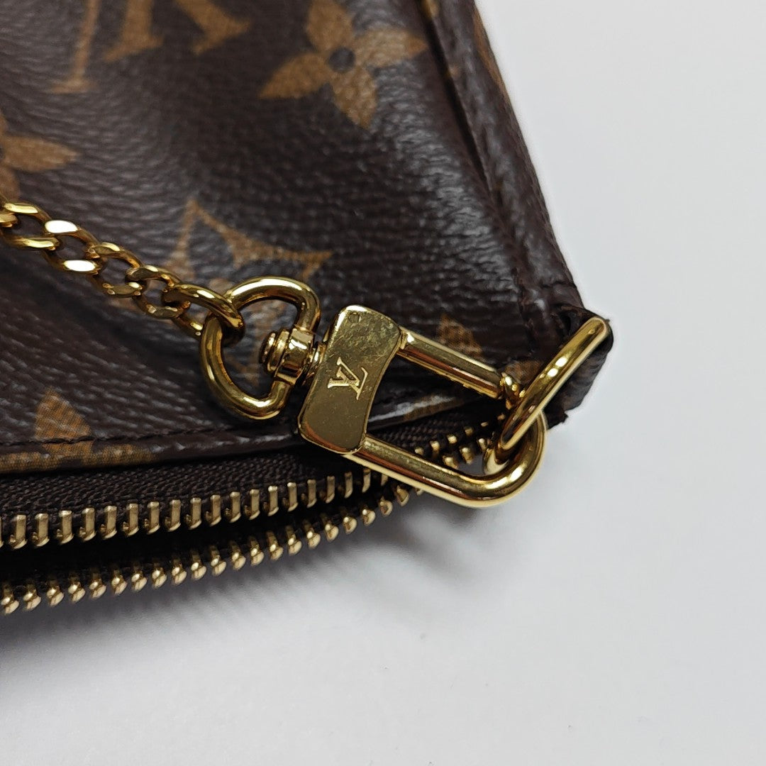 ACCESSOIRES Mini Monogram Coated Canvas Brown