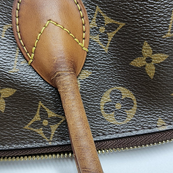 LOCKIT PM Monogram Coated Canvas Brown