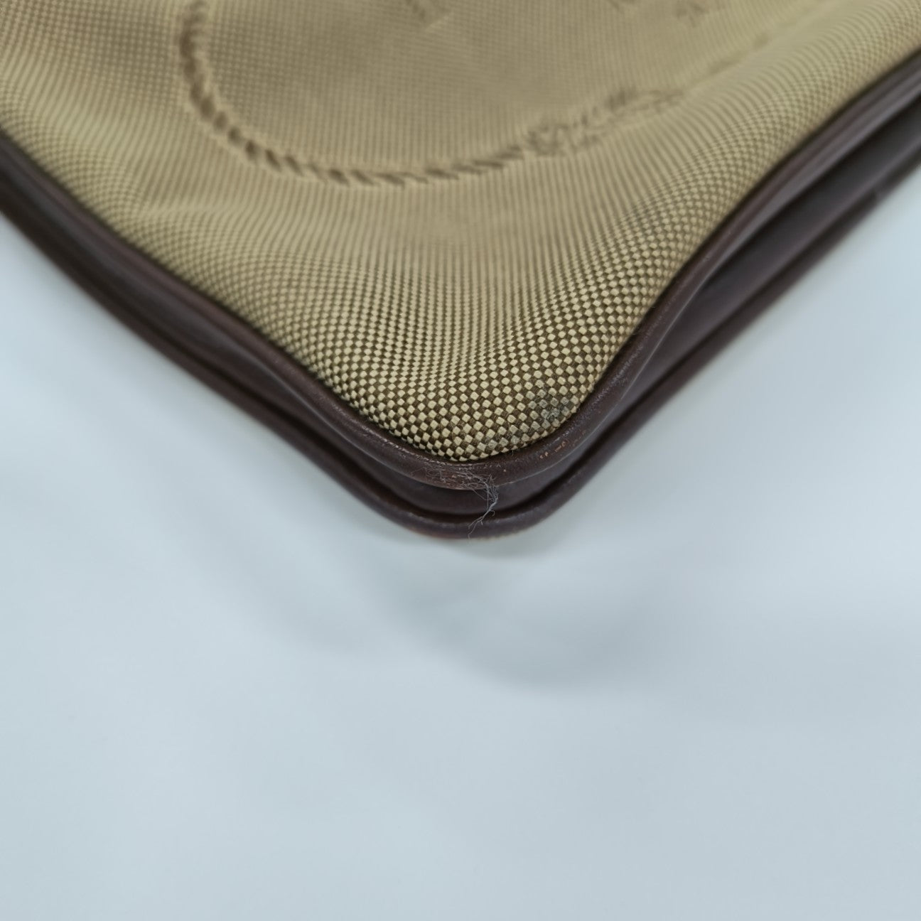 Canvas Shoulder Bag Beige
