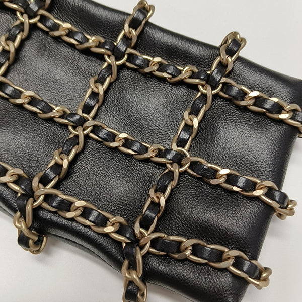 Lambskin Crossbody Bag Black