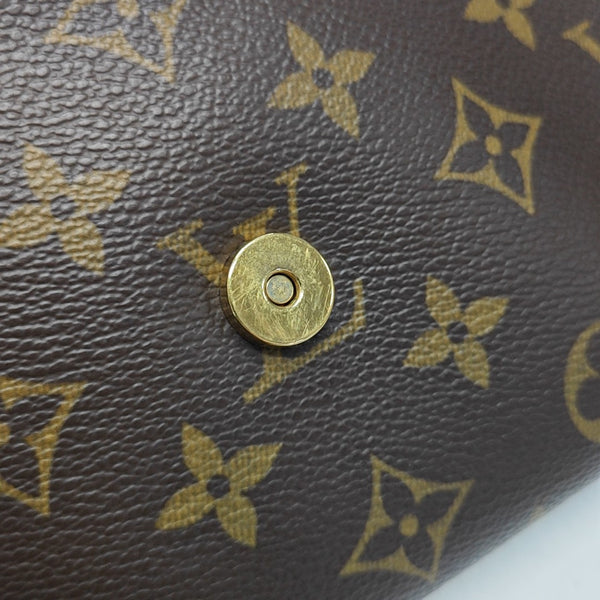 TWIN GM Monogram Coated Canvas Brown