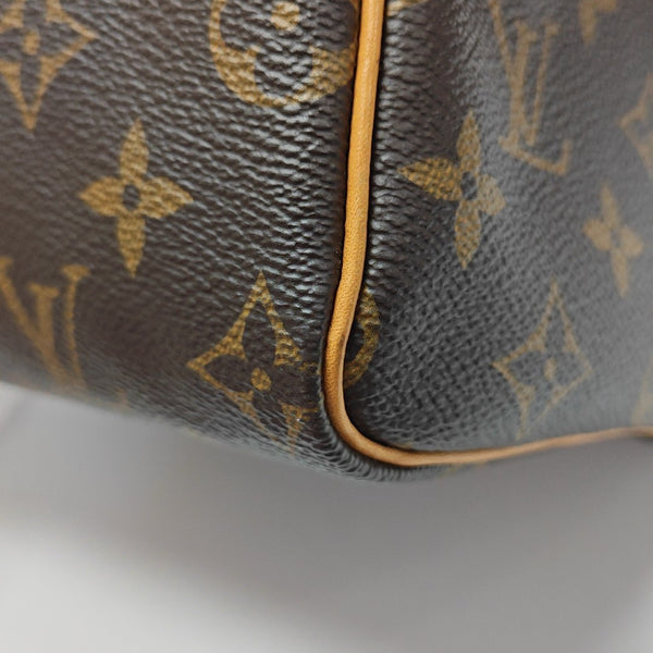 SPEEDY 25 Monogram Coated Canvas Brown