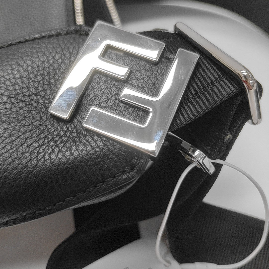 Calfskin Shoulder Bag Black