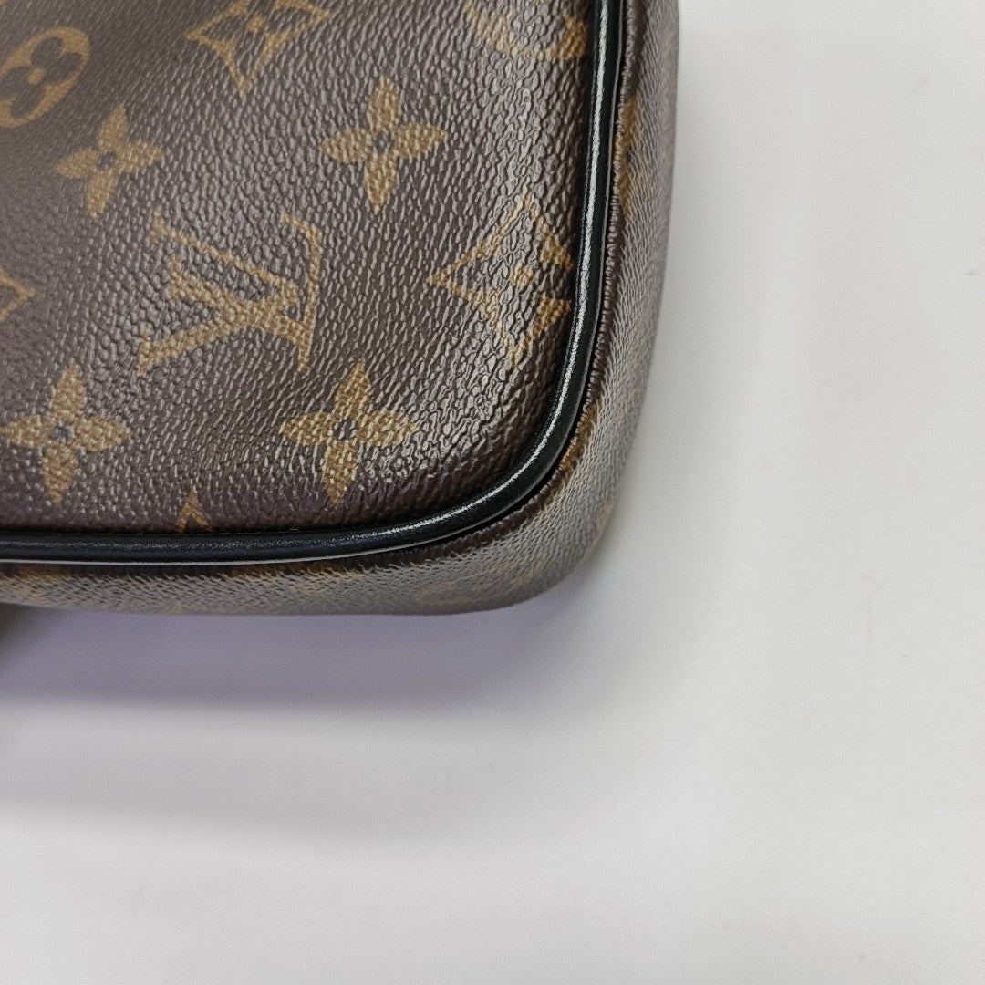 CHRISTOPHER Monogram Coated Canvas Brown