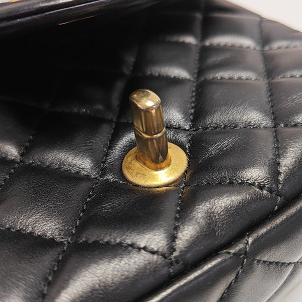CLASSIC FLAP Mini Quilted Lambskin Black