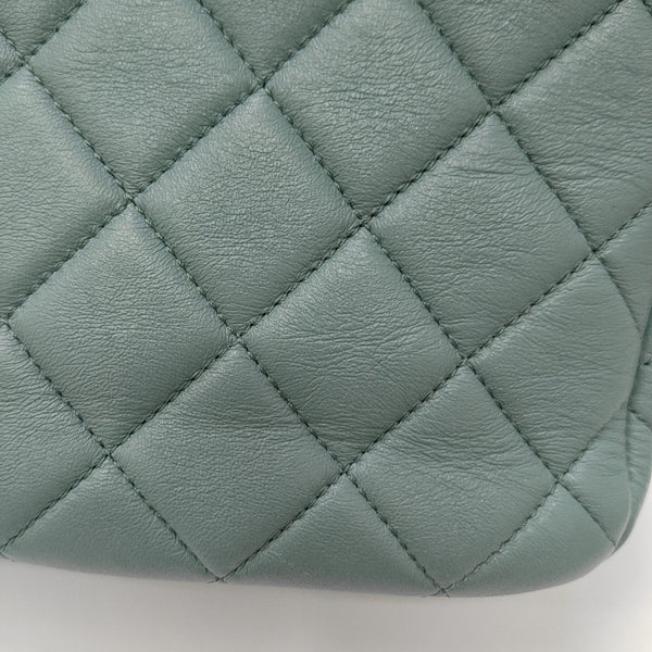 23A HOBO Quilted Lambskin Green