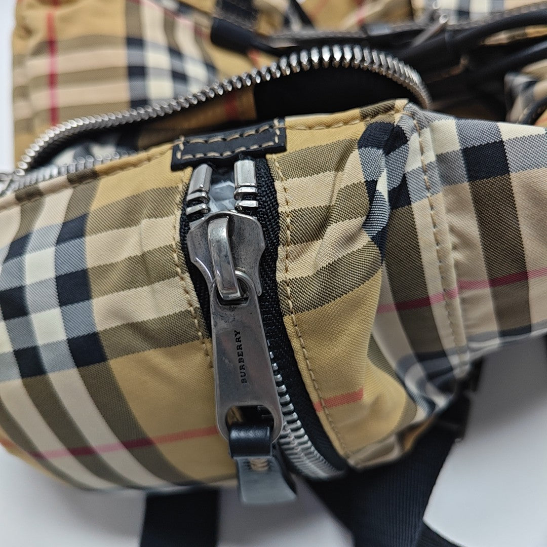 The Rucksack Medium Nylon Beige