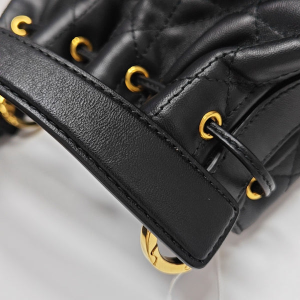 Jolie Small Cannage Lambskin Black