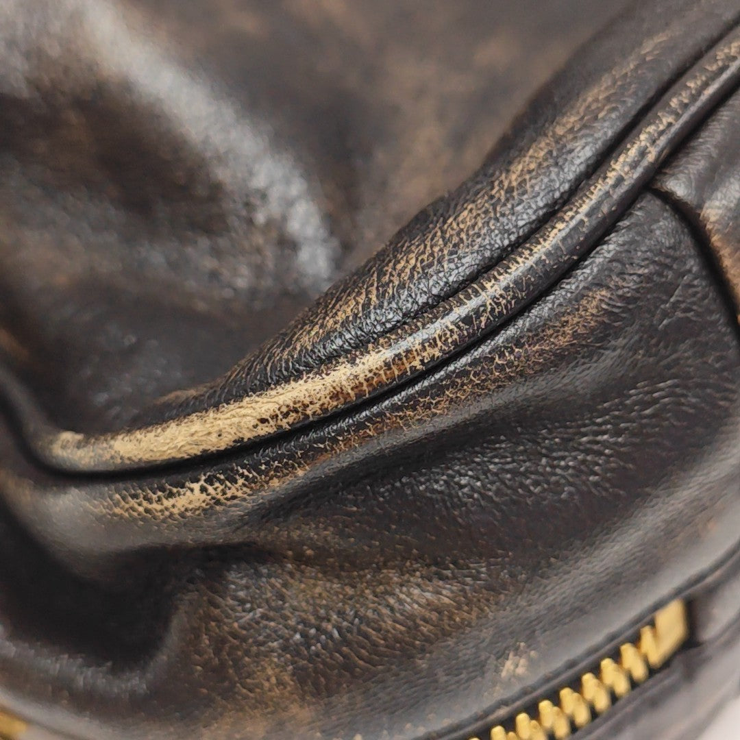 Beau Large Lambskin Brown