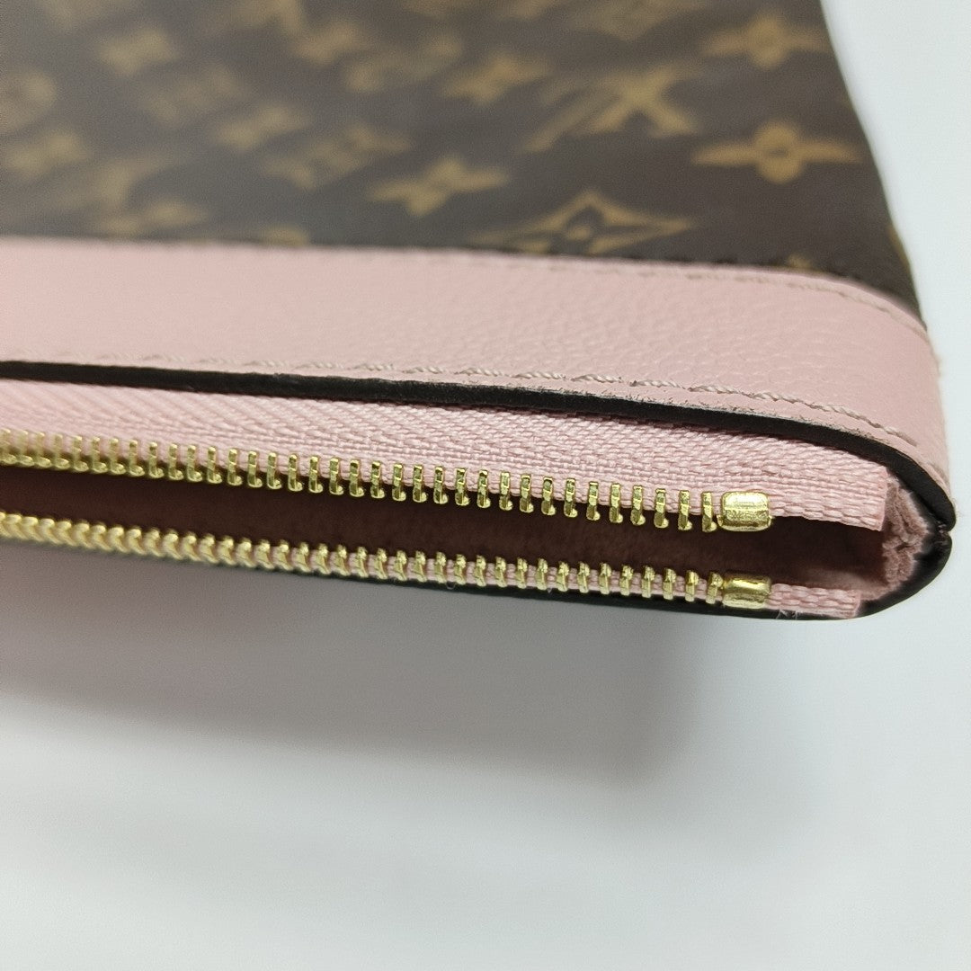 DAILY Monogram Coated Canvas Brown