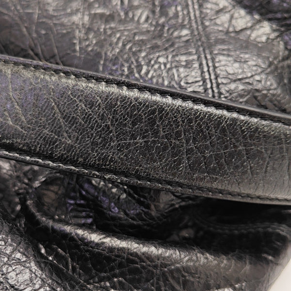 Lambskin Shoulder Bag Black