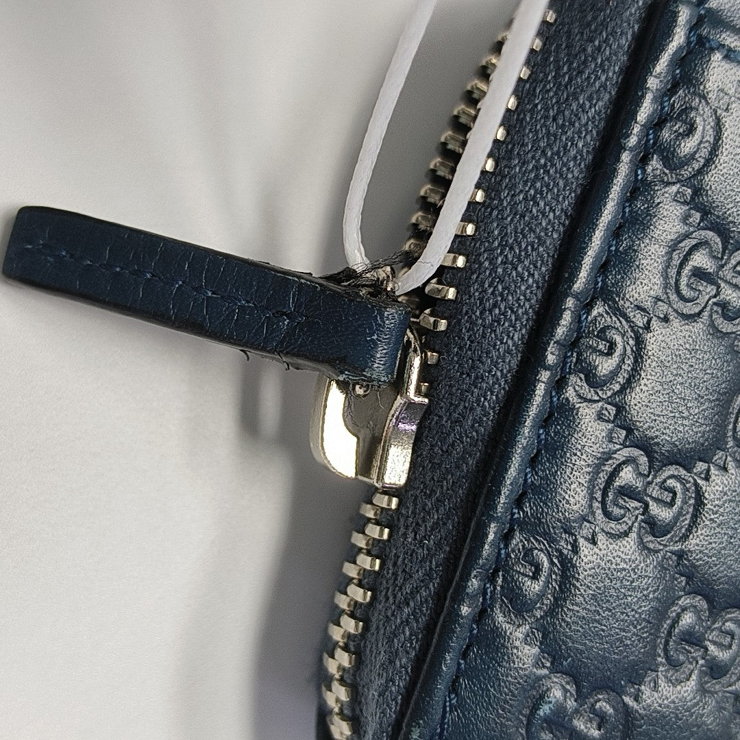 Monogram Calfskin Wallet Blue