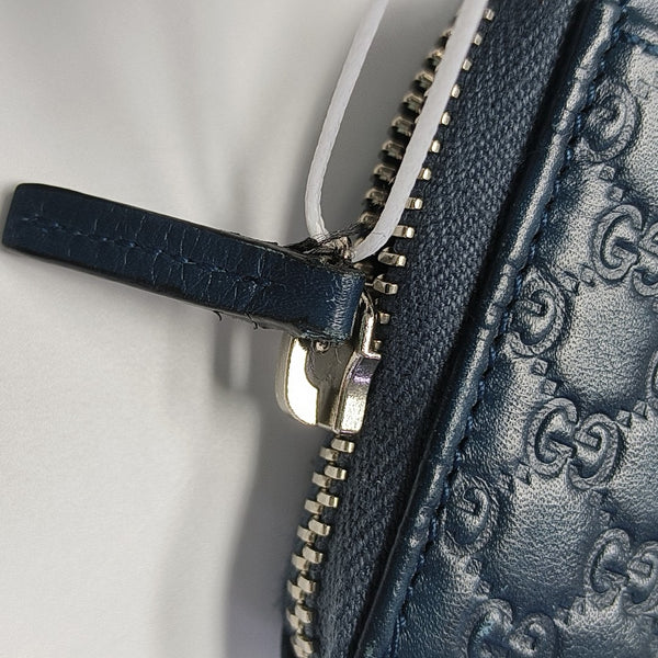 Monogram Calfskin Wallet Blue