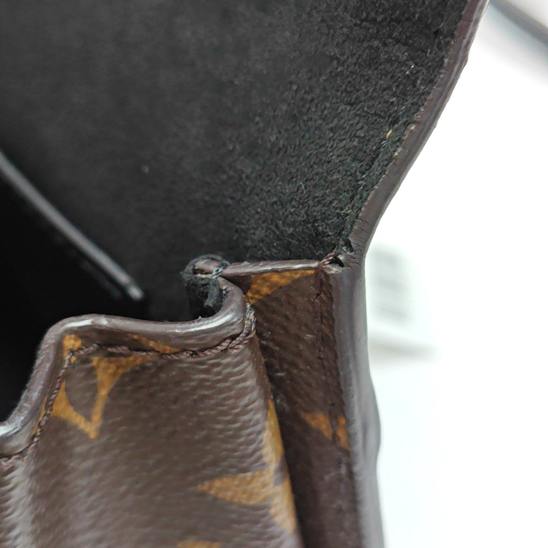 Monogram Coated Canvas Shoulder Bag Super Mini Brown