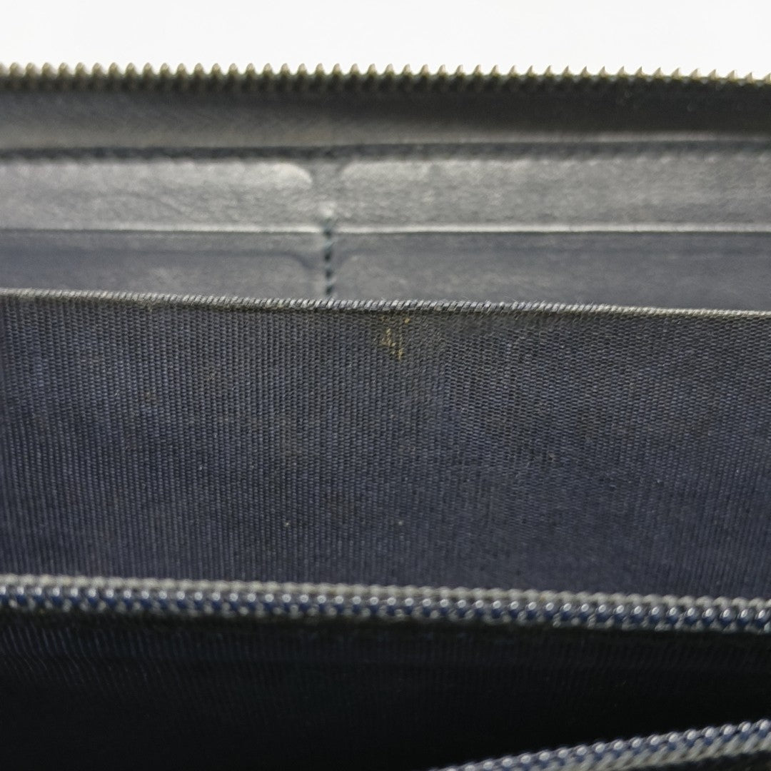 Monogram Calfskin Wallet Blue