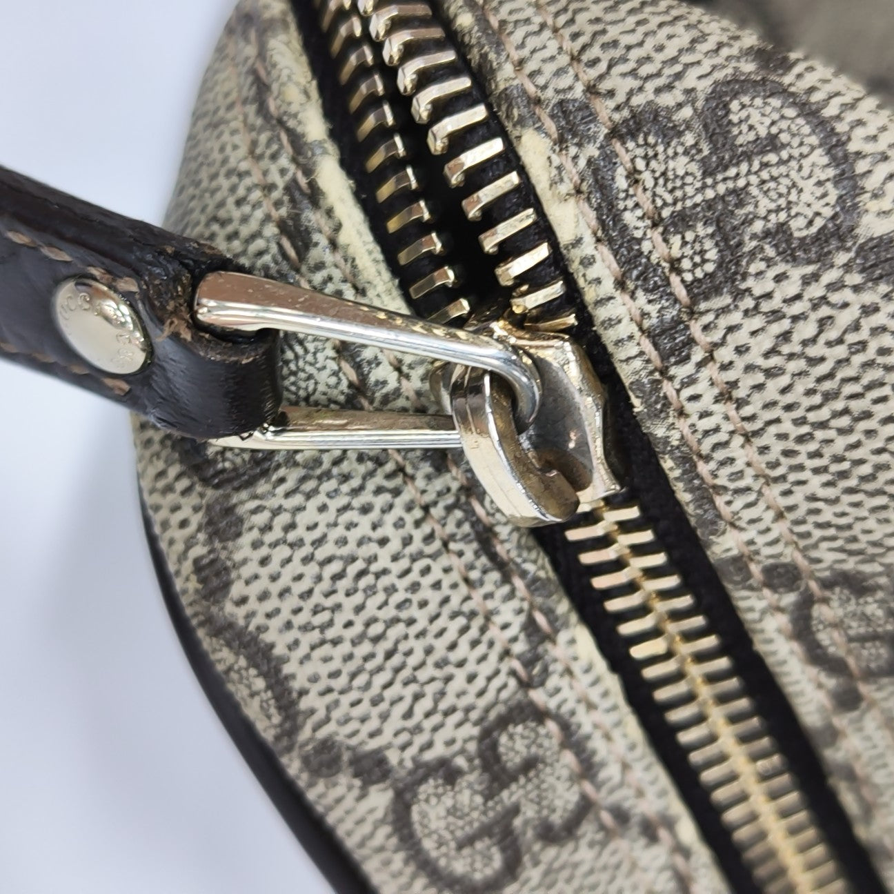 Duffle Monogram Coated Canvas Beige