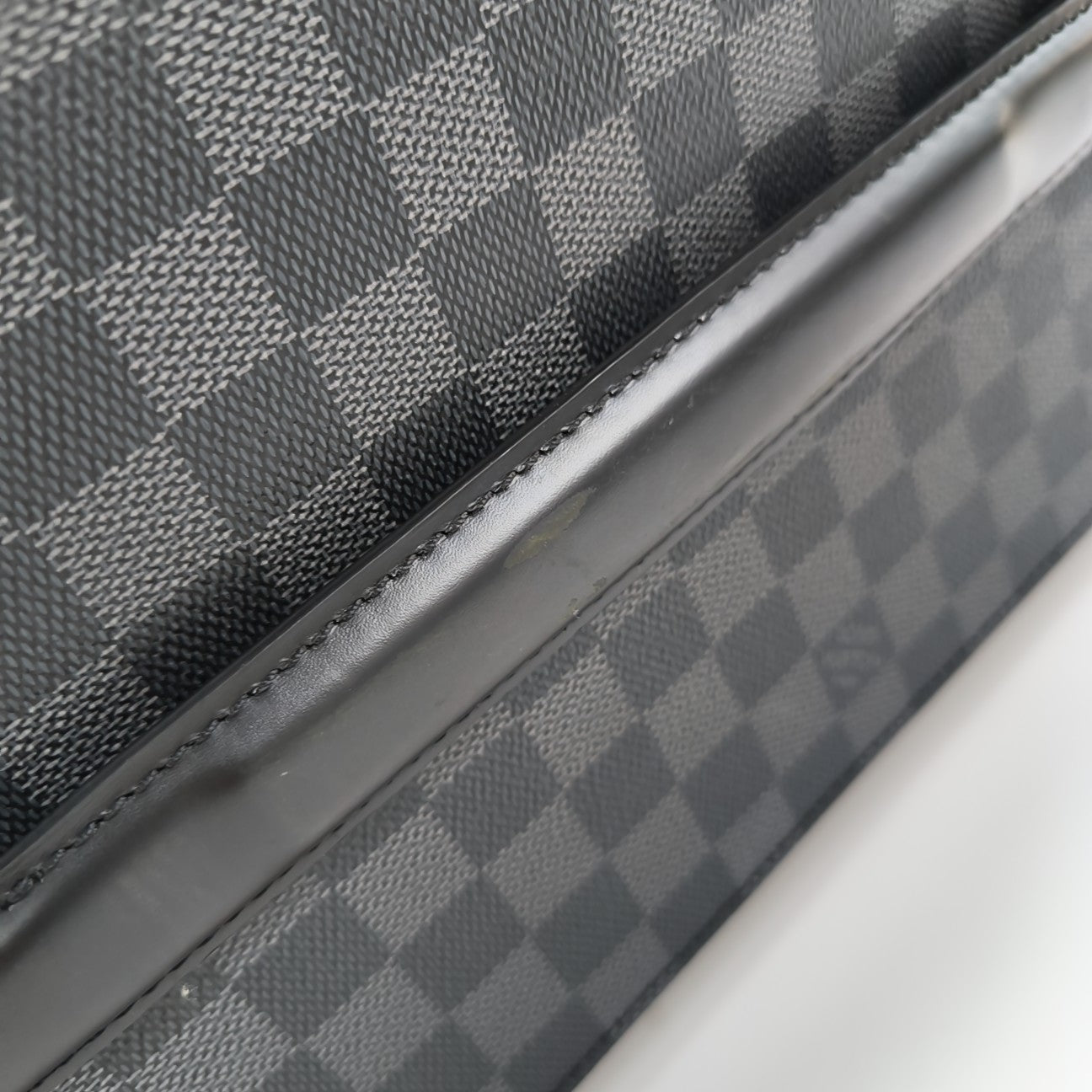 PEGASE 65 Damier Graphite Coated Canvas Black