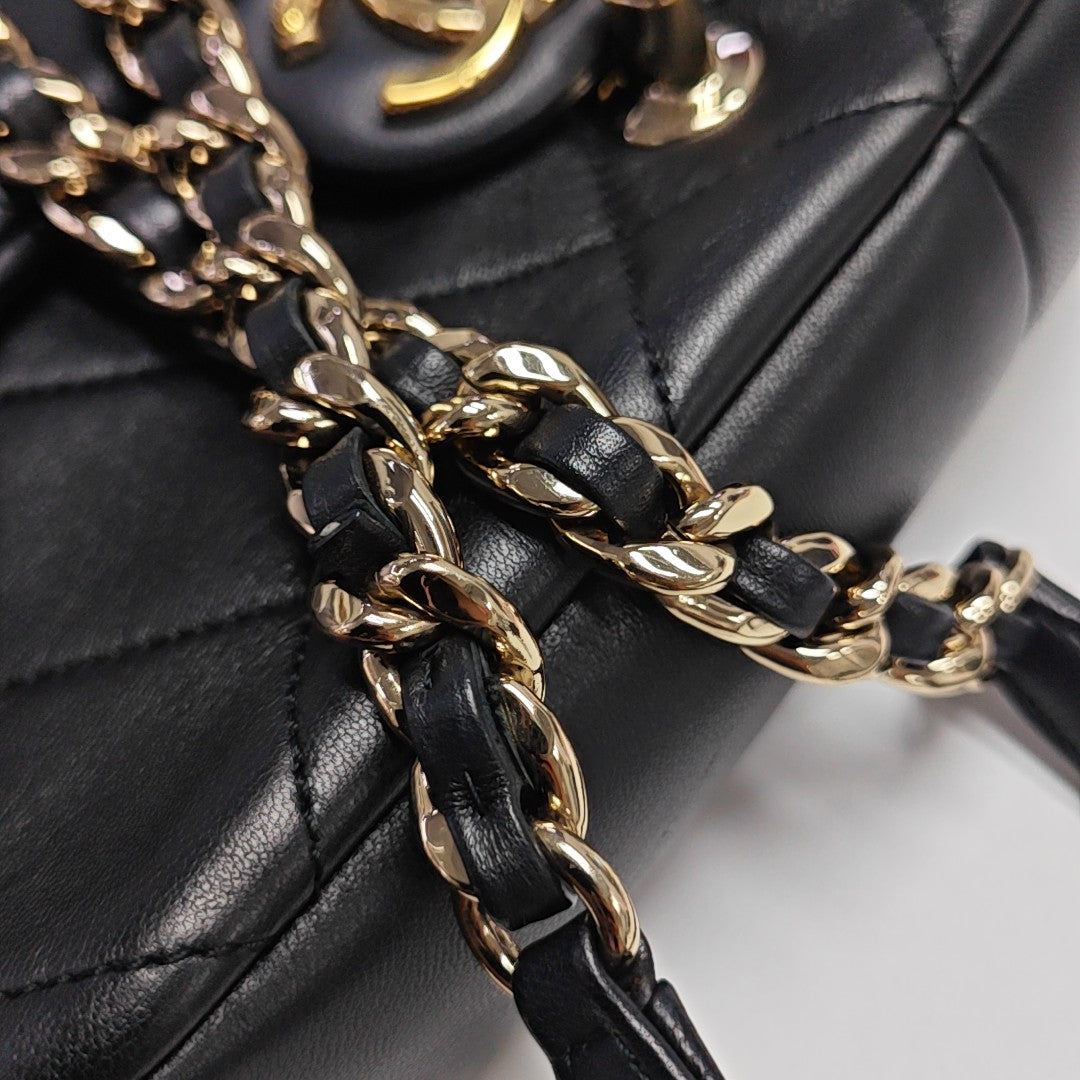 Quilted Lambskin Black