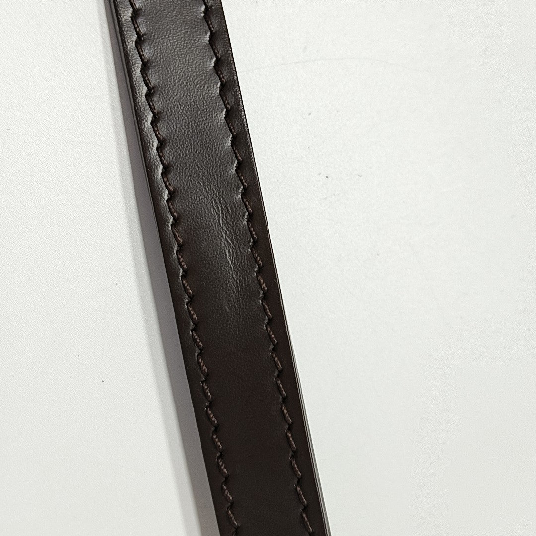 SIENA Damier Ebene Coated Canvas Brown