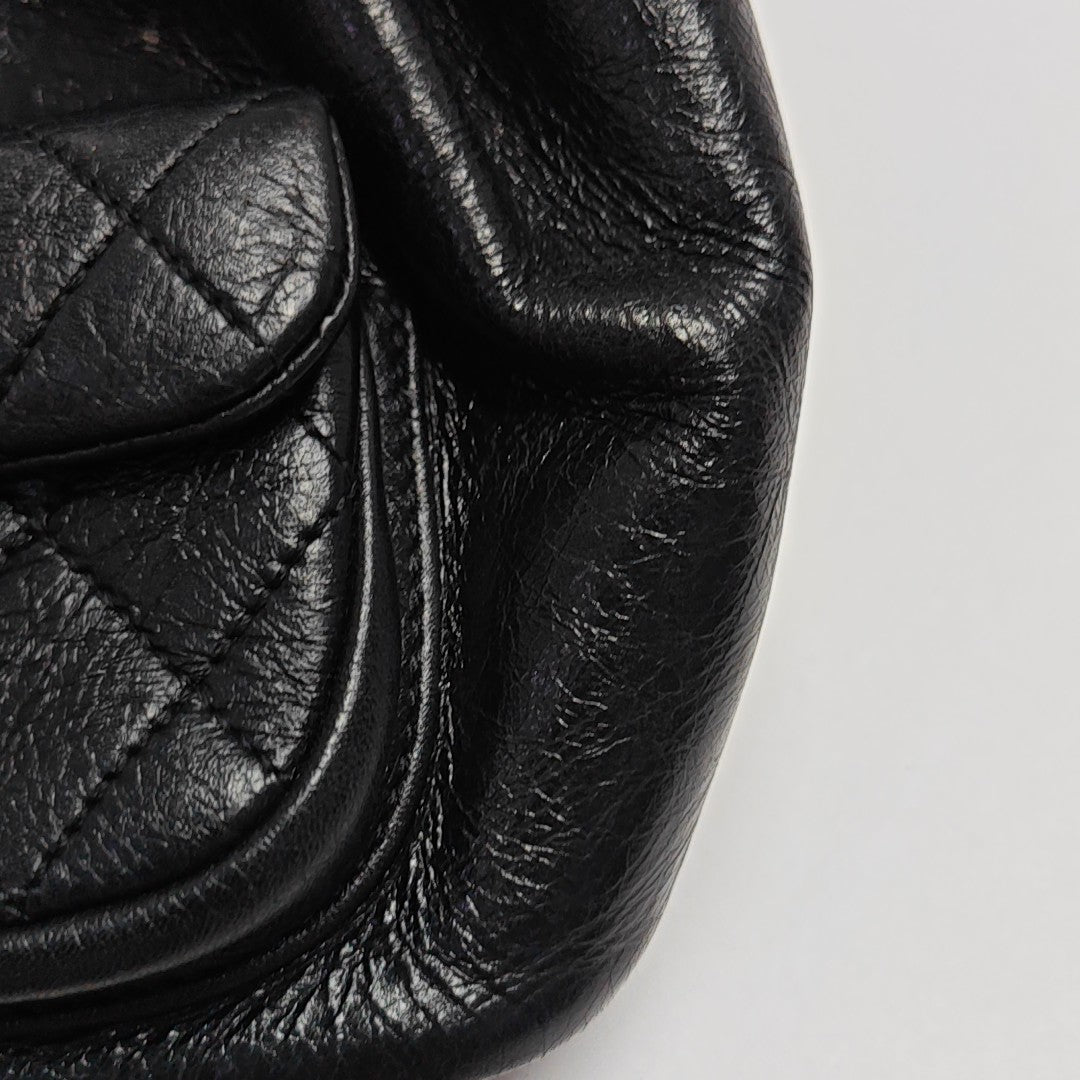DUMA Quilted Calfskin Black