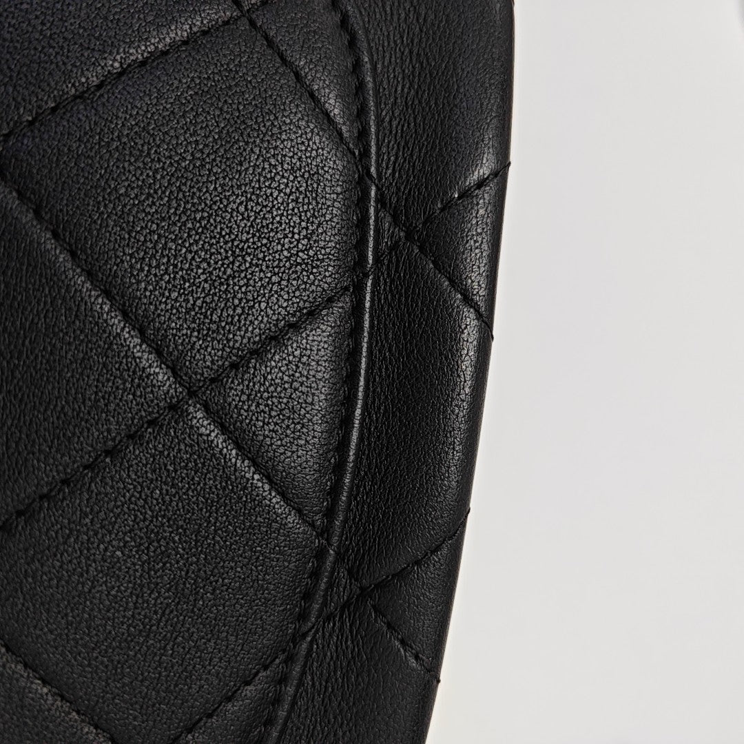 Quilted Calfskin Small Black