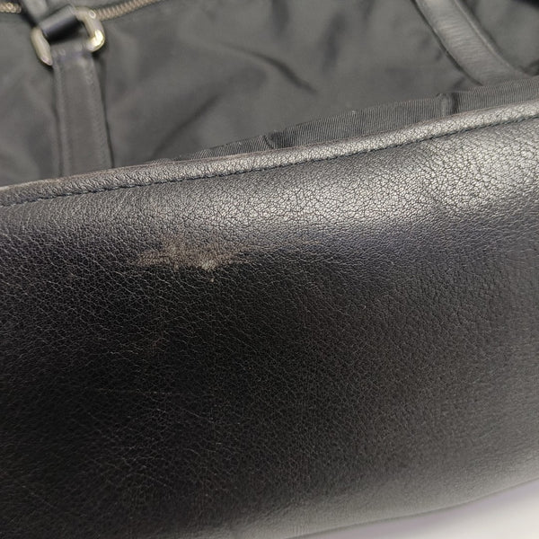 Nylon Shoulder Bag Black