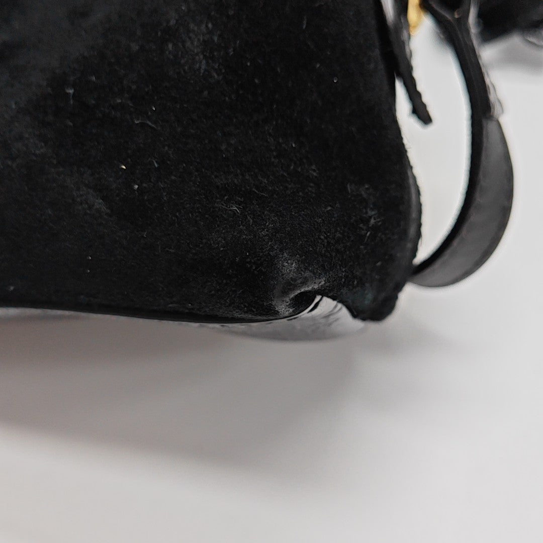 Ophidia Small Suede Black