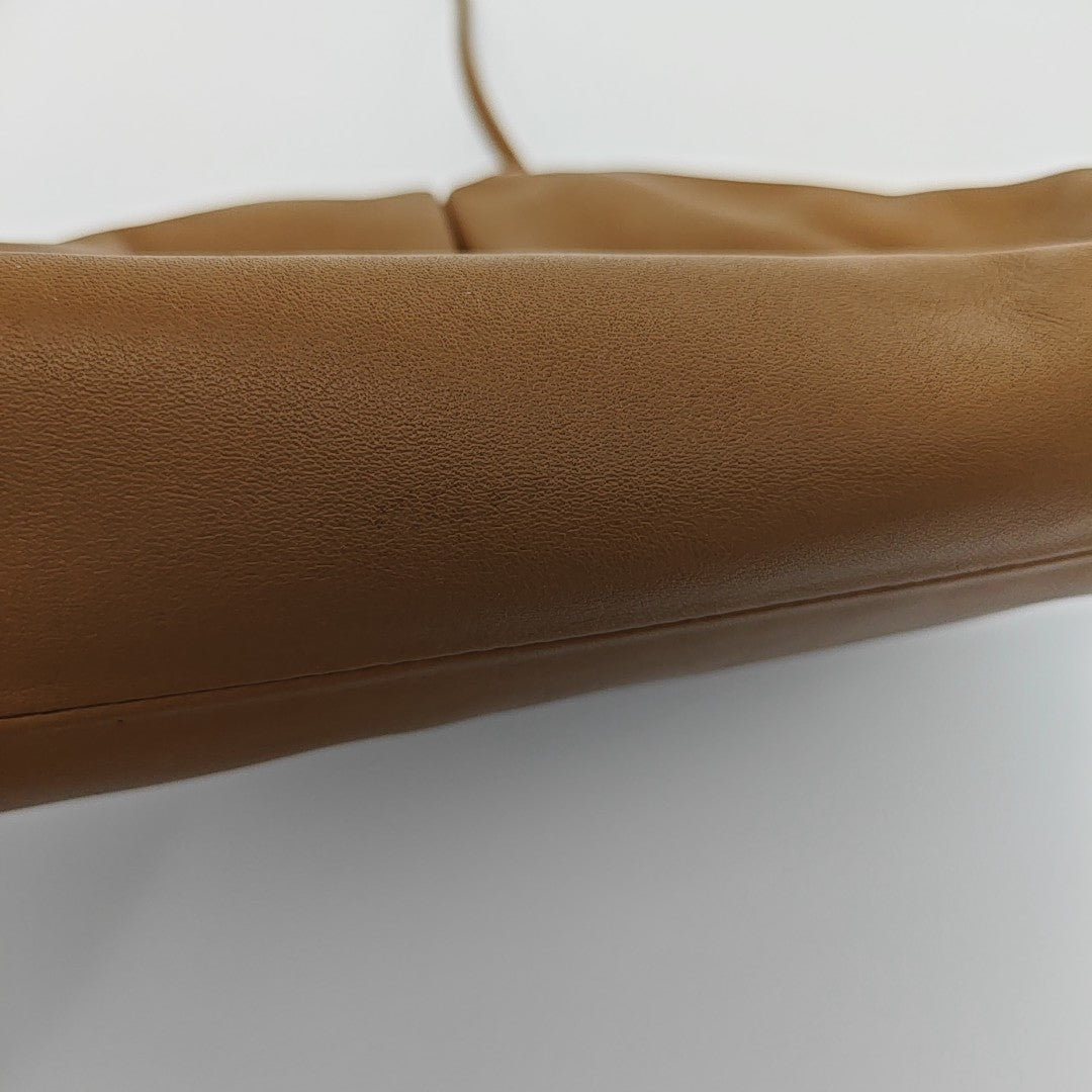 Authenticated pre-owned  The Pouch Mini Calfskin Brown - Shoulder Bag at Looply
