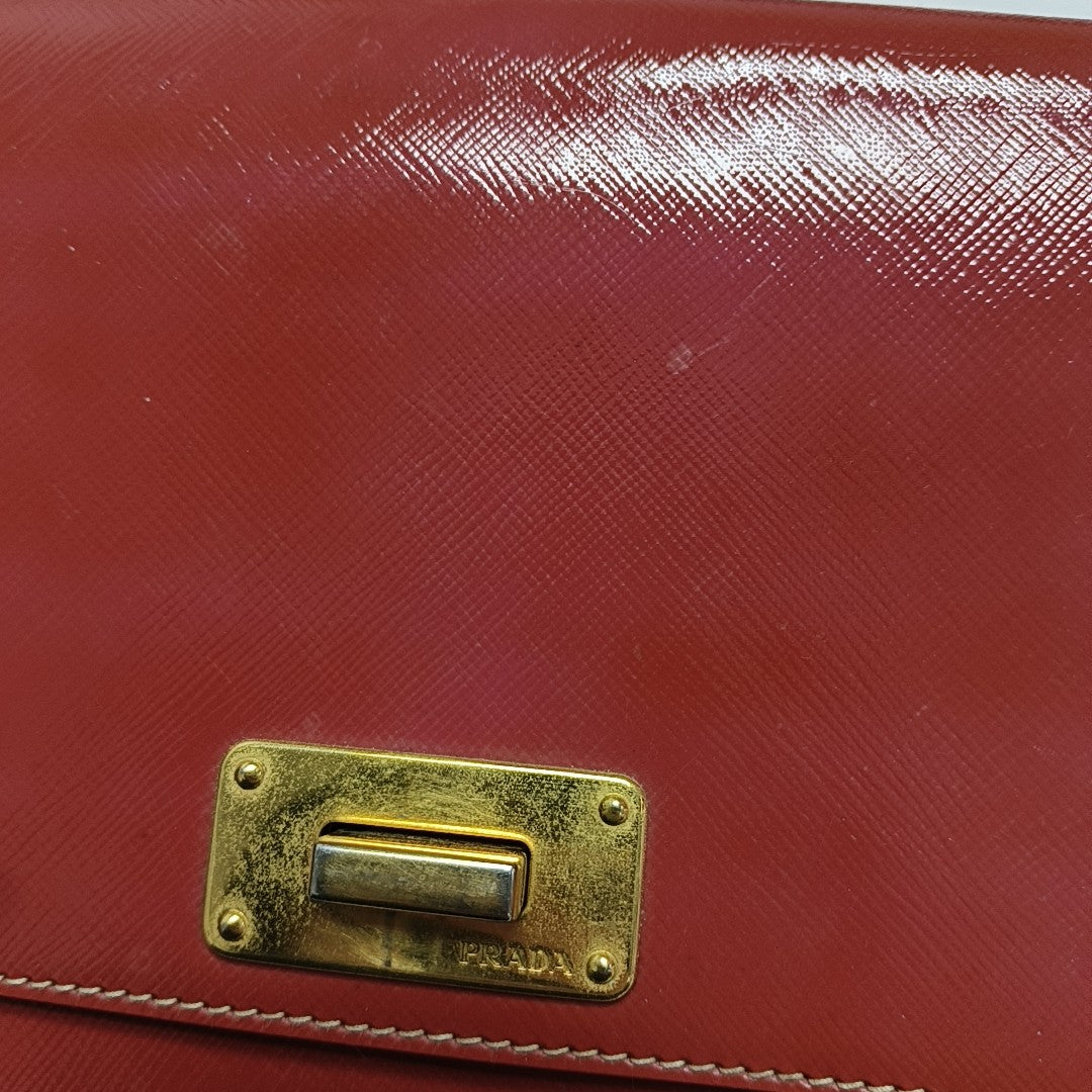 Saffiano Calfskin Red