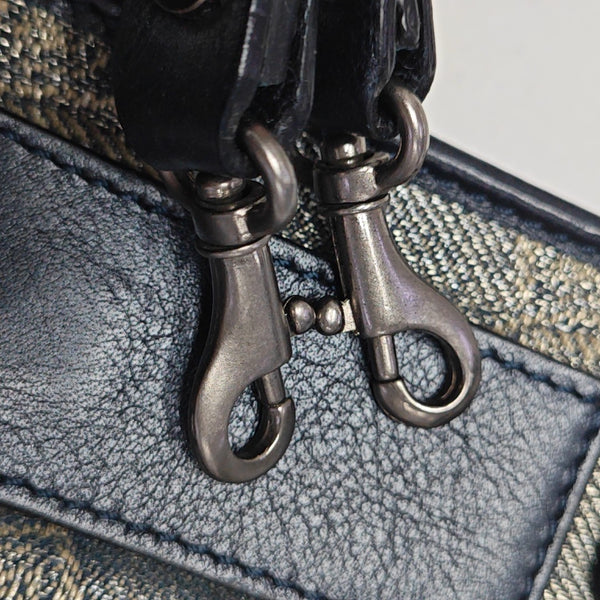 Canvas Shoulder Bag Blue