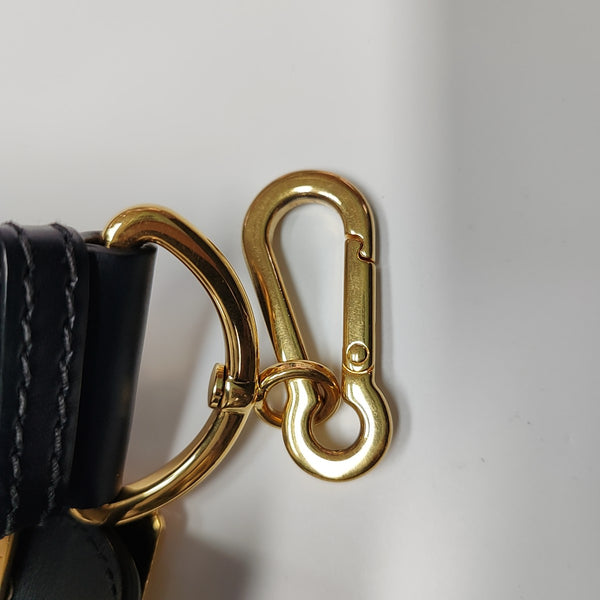 30 Montaigne Mini Oblique Canvas Blue