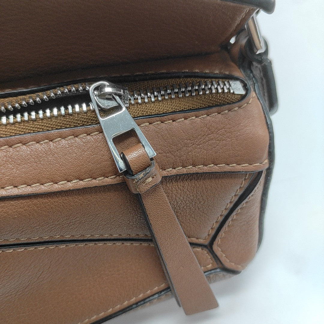 Puzzle Nano Calfskin Brown