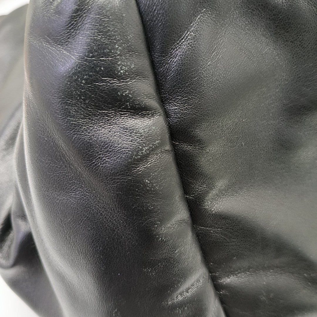 Lambskin Tote Bag Black