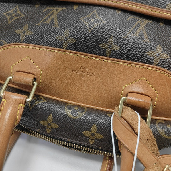 DEAUVILLE Monogram Coated Canvas Brown