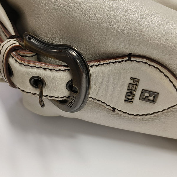 Calfskin Top Handle Bag White