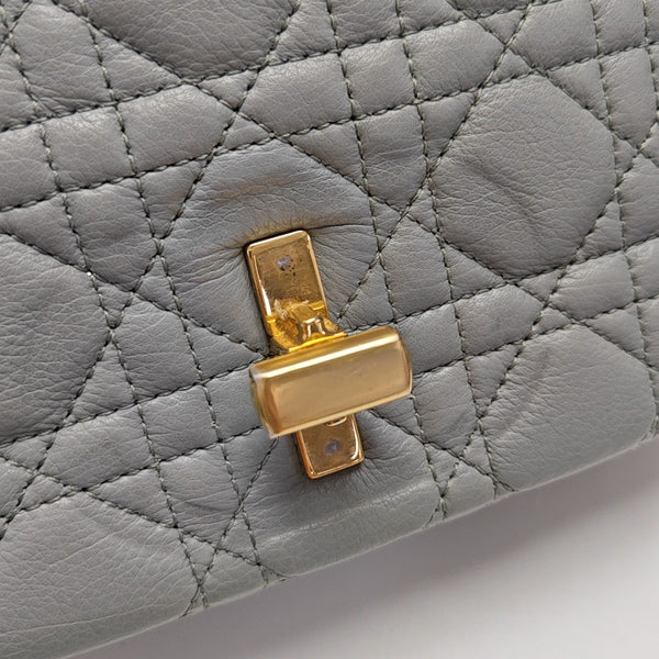 Dior Caro Small Cannage Calfskin Blue