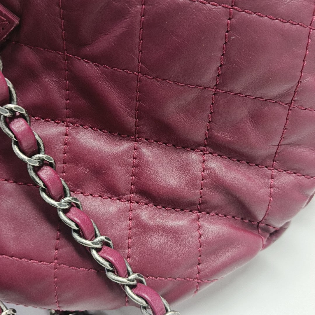 Quilted Calfskin Red