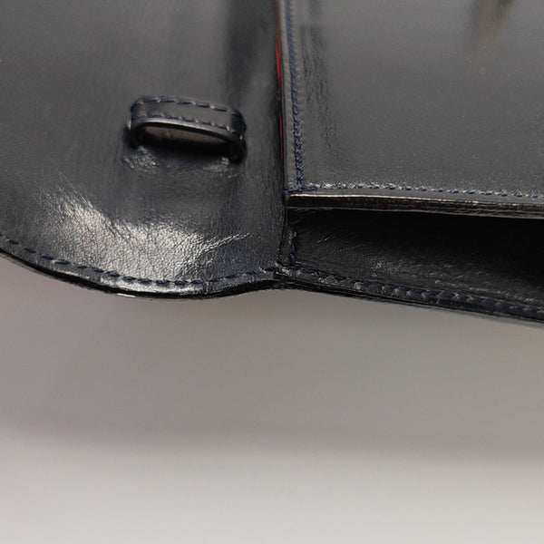 Calfskin Shoulder Bag Blue