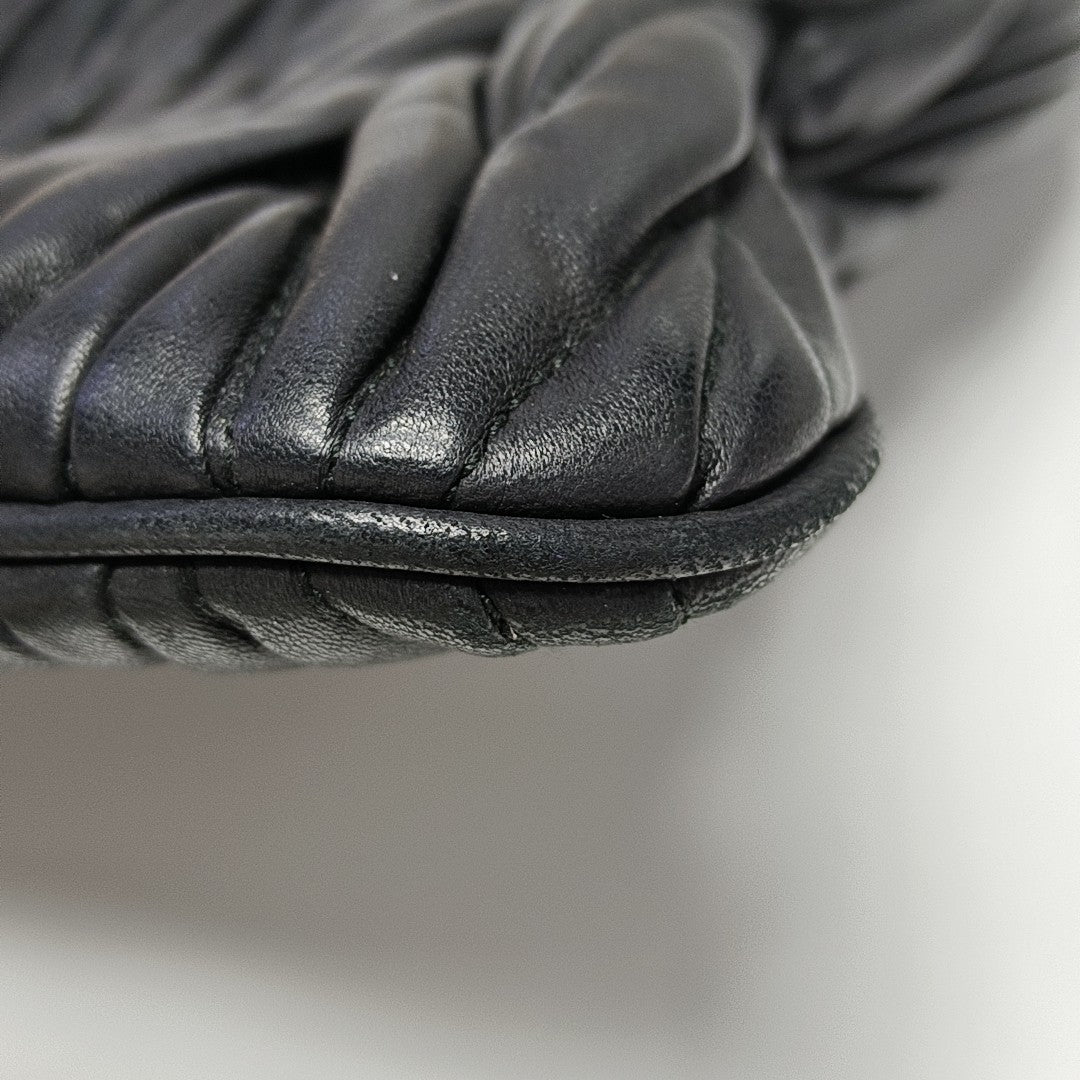 Lambskin Clutch Black