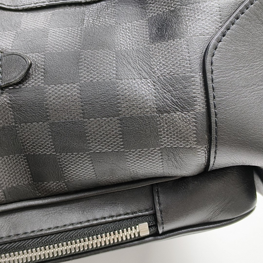 CAMPUS Damier Graphite Calfskin Black