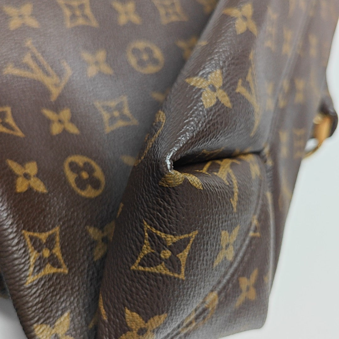 SULLY MM Monogram Coated Canvas Brown
