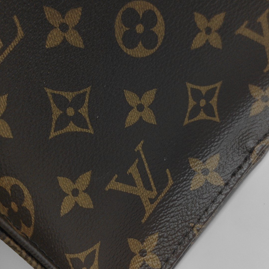ONTHEGO GM Monogram Coated Canvas Brown