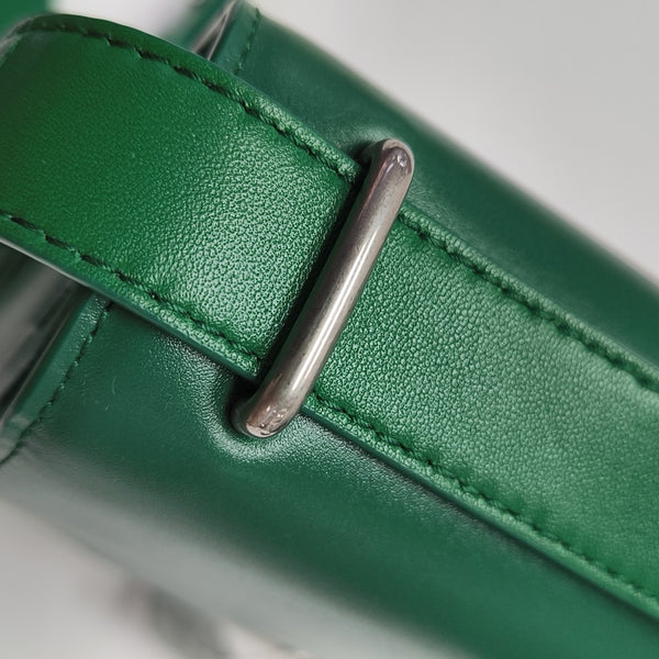 The Clip Calfskin Green