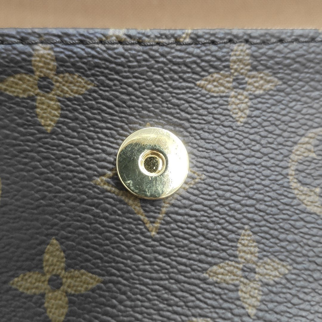 IVY Monogram Coated Canvas Brown