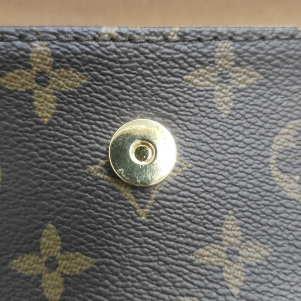 IVY Monogram Coated Canvas Brown