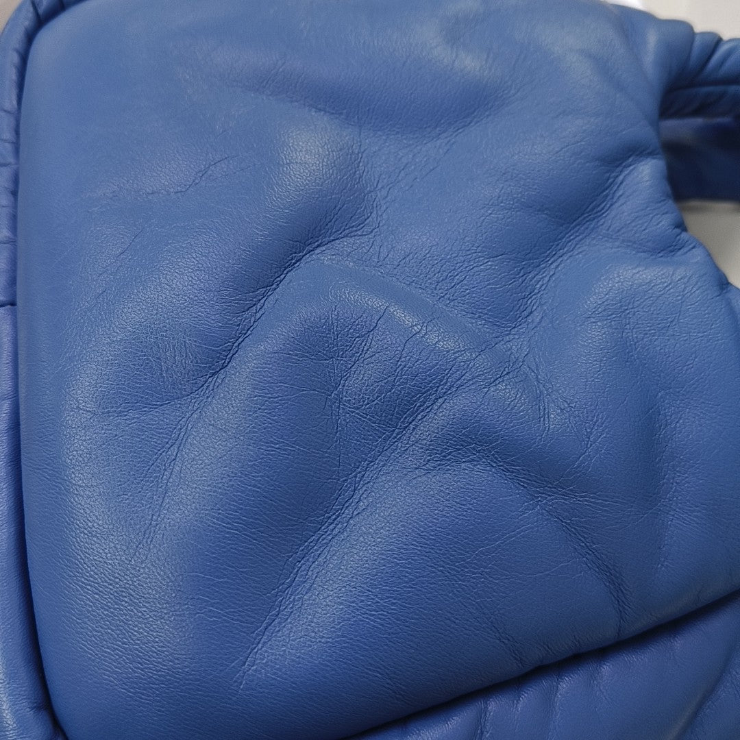 Lambskin Shoulder Bag Blue