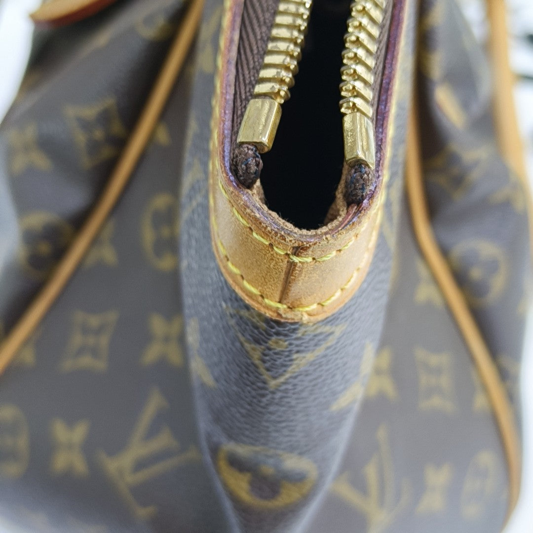 TIVOLI GM Monogram Coated Canvas Brown
