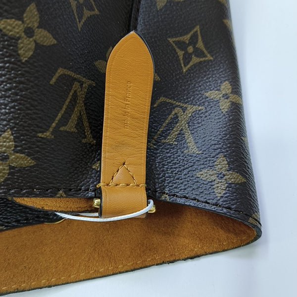NÉONOÉ MM Monogram Coated Canvas Brown