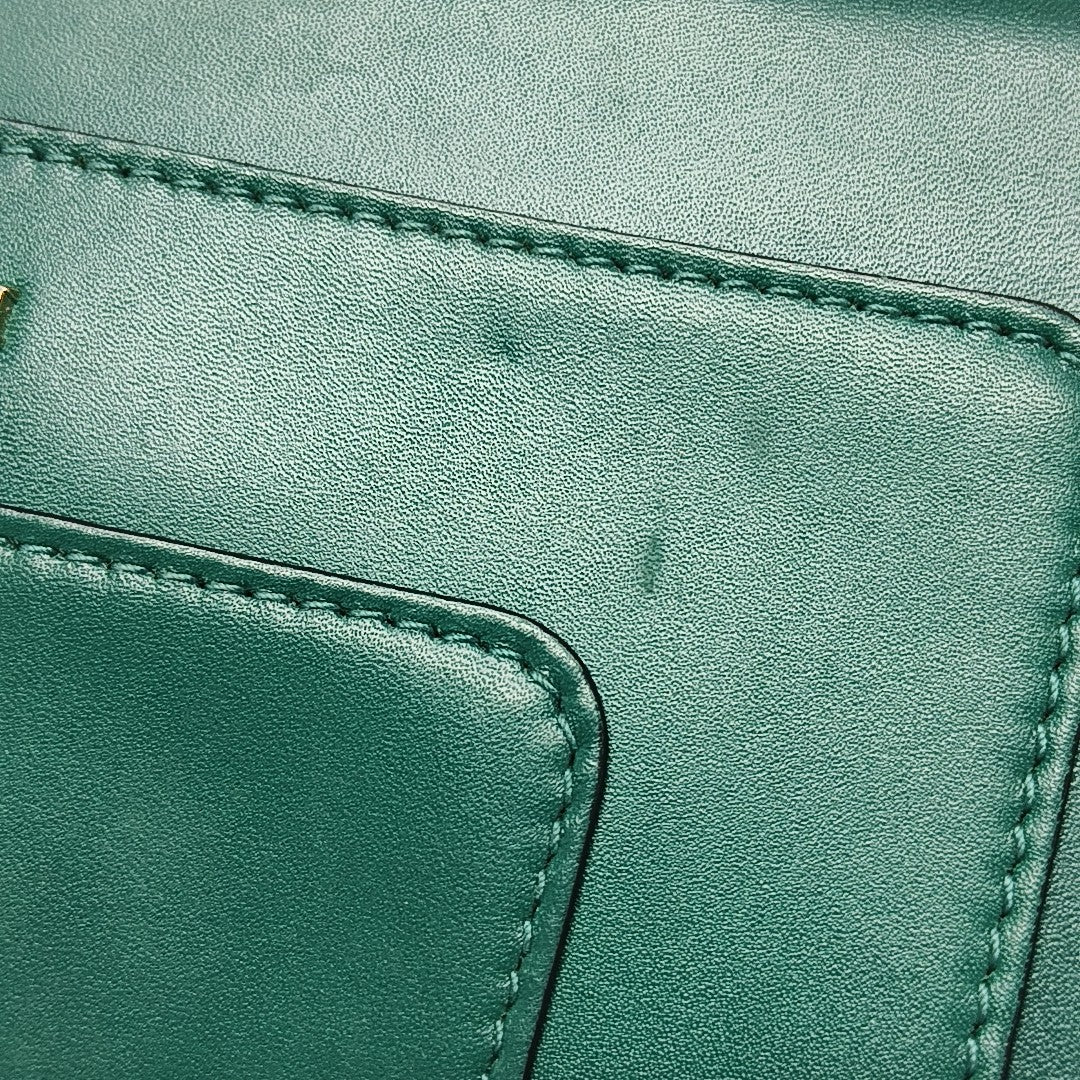 SERPENTI FOREVER Medium Calfskin Green